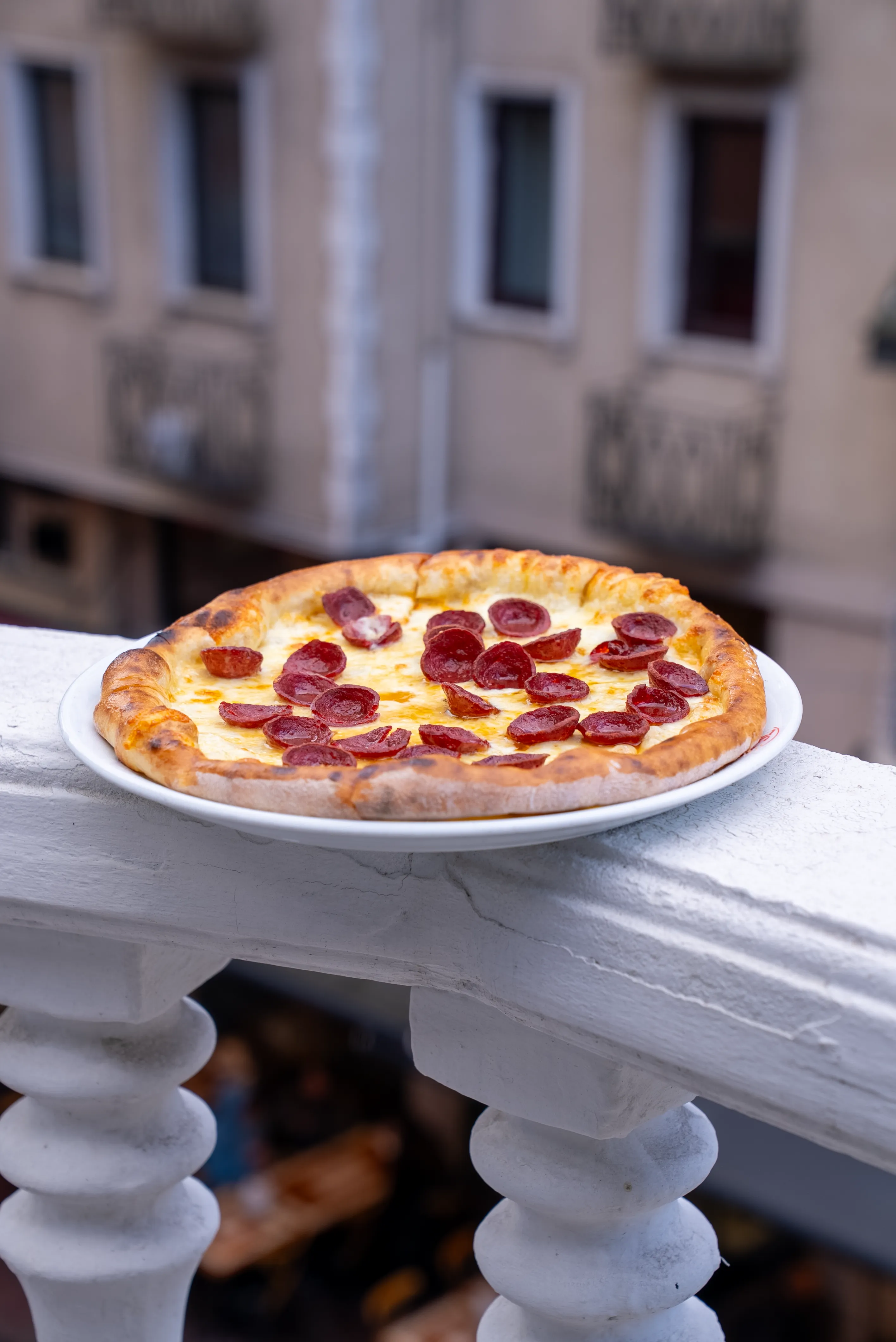 Sucuklu Kaşarlı Pide (Flat Bread with Sausage & Cheese)